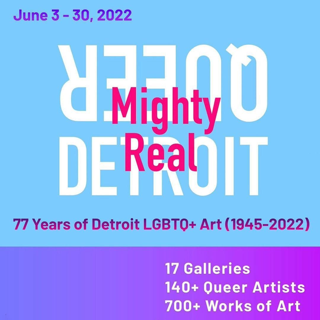 logo for Mighty Real / Queer Detroit