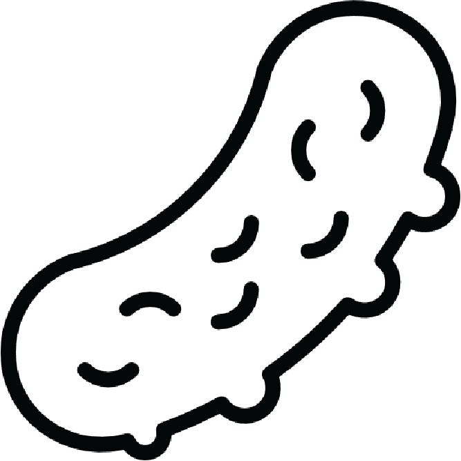 icon of a pickle