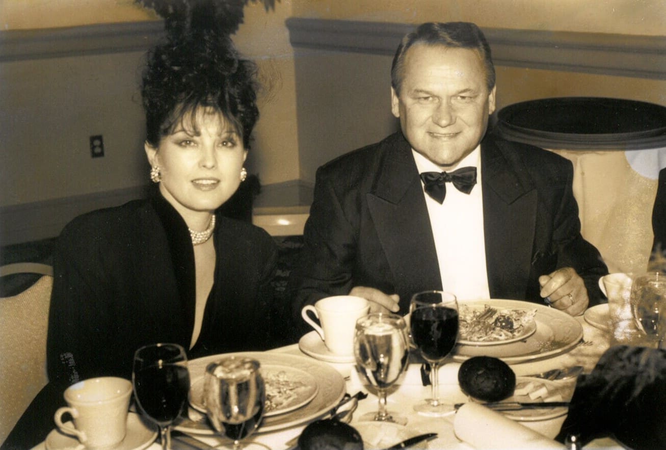 Prechter Couple at dinner.