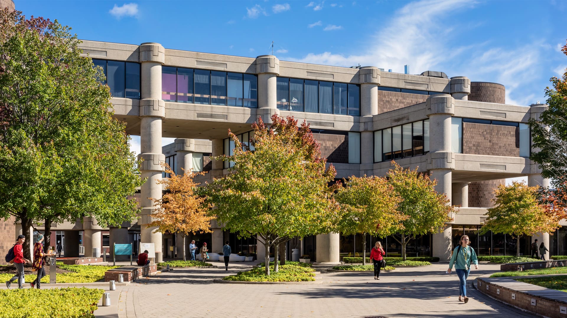 Exterior of the Kresge Ford Building.